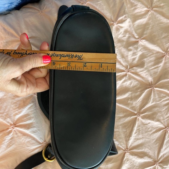 Coach Black Leather Shoulder Bag - Picture 9 of 11